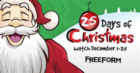 This Year's 25 Days of Christmas Lineup on Freeform Is Jam-Packed | J-14