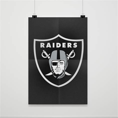 Raiders Logo Poster