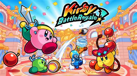 Kirby Battle Royale gameplay video