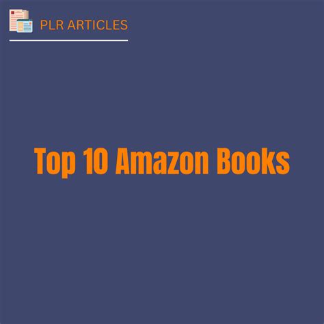 Top 10 Amazon Books – Pro PLR Packs