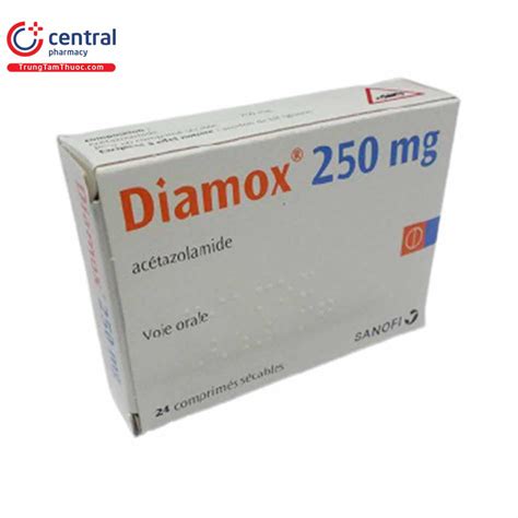 Thuốc Diamox 250mg chứa Acetazolamide là thuốc gì? giá bao nhiêu?