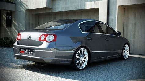 REAR BUMPER SPOILER VW PASSAT B6 (R-LINE LOOK) SALOON Not primed | Our Offer \ Volkswagen ...