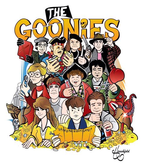 The Goonies (by Matt Hirschfeld) | Goonies, Goonies poster, Goonies art