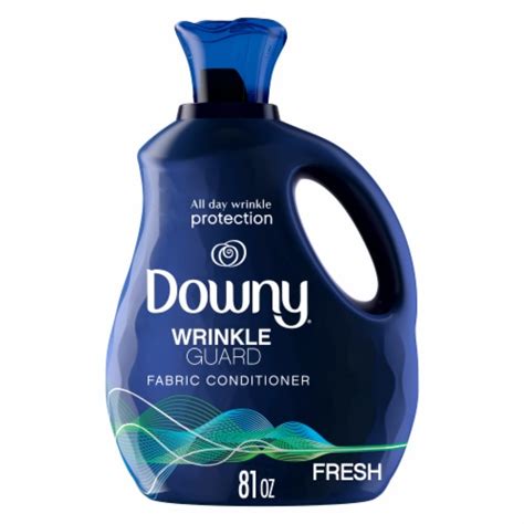 Downy Liquid Wrinkle Guard Fresh Fabric Softener and Conditioner, 81 fl oz - King Soopers