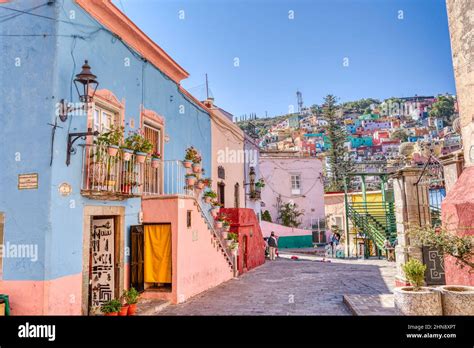 Guanajuato historical center, HDR Image Stock Photo - Alamy