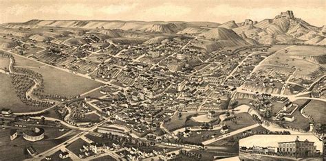 Panoramic map of Trinidad, Colorado (Madison, WI: J. J. Stoner, 1882 ...