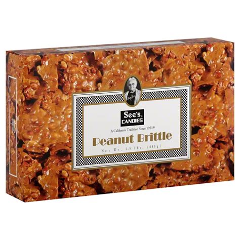 See's Candies Peanut Brittle - Shop Snacks & Candy at H-E-B