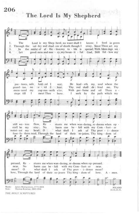 [The Lord is my Shepherd, no want shall I know] (Koschat) | Hymnary.org