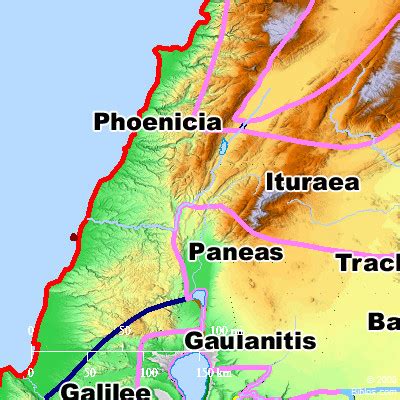 Bible Map: Phoenicia