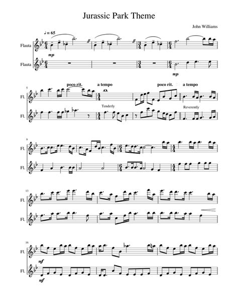 Jurassic Park Theme Sheet music | Musescore.com