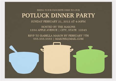 Potluck Party Invitation - 16+ Examples, Illustrator, Word, Pages ...