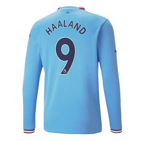 Manchester City Jersey HAALAND #9 Custom Home Soccer Jersey 2022/23