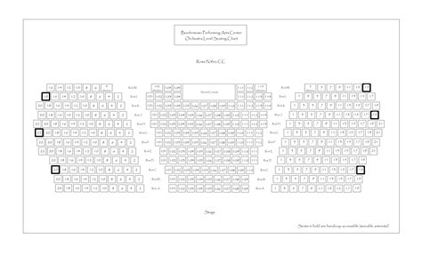 Seating Charts – Bordentown Performing Arts Center – Bordentown ...