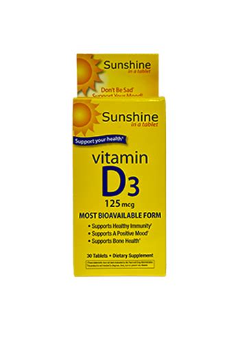 Sunshine Vitamin D 125 mcg - Windmill Vitamins