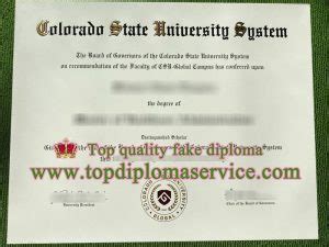 Mistakes to avoid when you order fake Colorado State University Global diploma