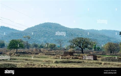 Landscape view of Chota Nagpur Plateau Jharkhand India South Asia ...