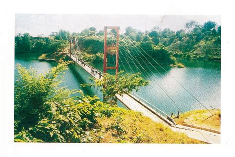 My Favorite Postcards: Rangamati Hanging Bridge in Bangladesh