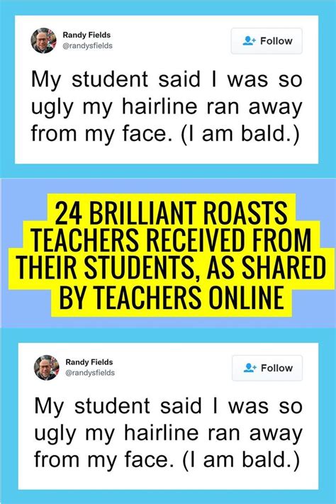 24 brilliant roasts teachers received from their students as shared by ...