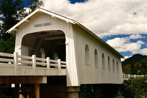 Historic Grave Creek Bridge Photograph by Michael Inscoe