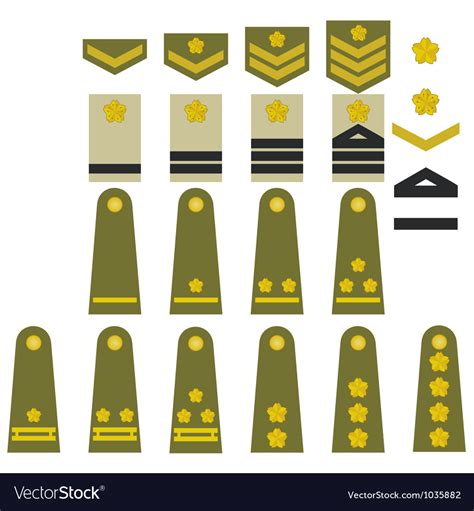 Japanese army insignia Royalty Free Vector Image