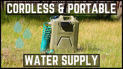 WIRELESS and PORTABLE 12V Water Supply Pump | Camping and 4WD water jerry can/tank setup | How ...