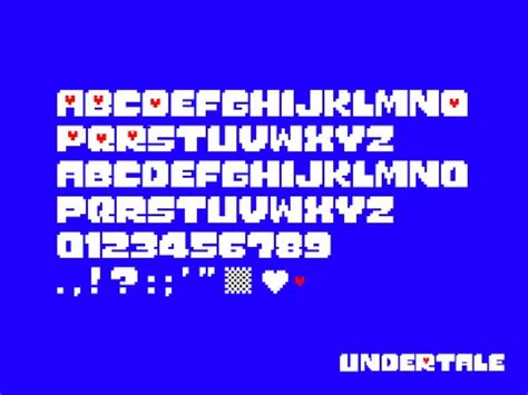 Undertale Font