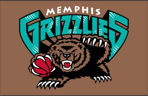 Memphis Grizzlies Primary Dark Logo - National Basketball Association ...