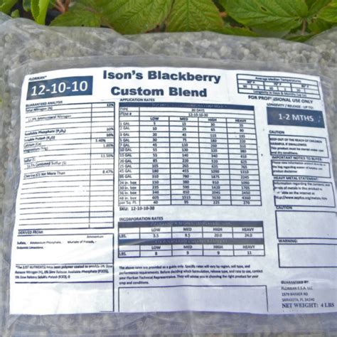 Ison's Blackberry Custom Blend Fertilizer - Ison's Nursery & Vineyard