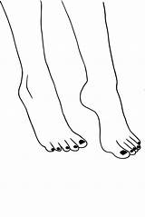 Feet Coloring Pages  sketch template