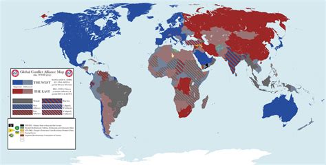 Map of the world's alliances today [3996x2028] : MapPorn