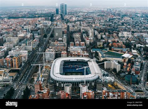 At santiago bernabeu stadium hi-res stock photography and images - Alamy