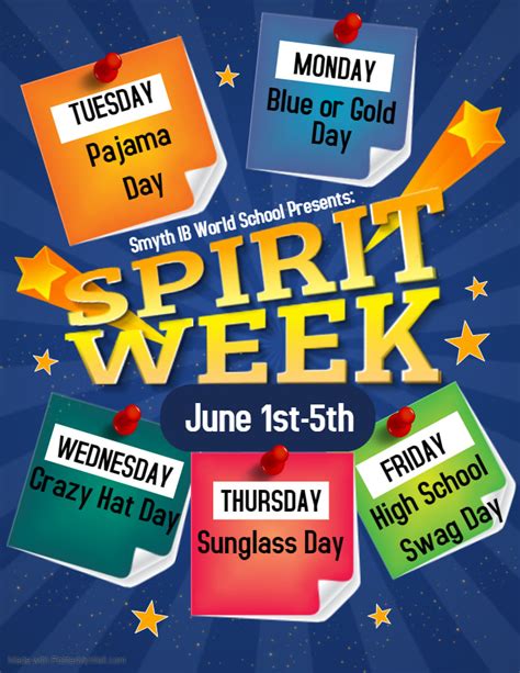 All School Spirit Week on Google Meet - John M. Smyth Elementary I. B ...