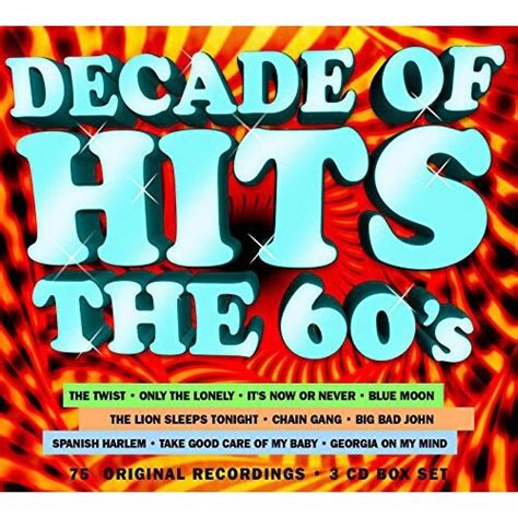 Various Artist Decade Of Hits: The 60's 3 CD For Sale Online and Instore Mont Albert North Melbourne