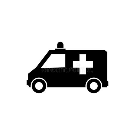 Ambulance Icon Flat Vector Template Design Trendy Stock Vector ...