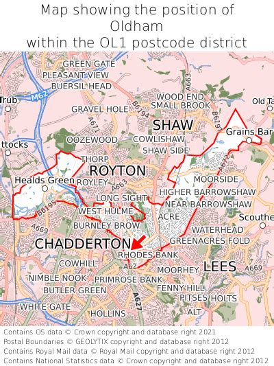 Where is Oldham? Oldham on a map