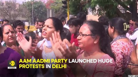 AAP leaders & ministers detained while protesting against Arvind Kejriwal's arrest - WION Web ...