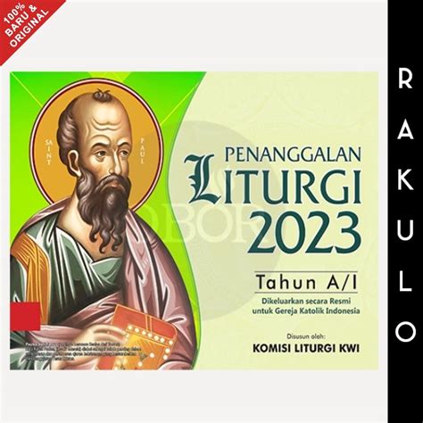 Jual Buku Penanggalan Liturgi 2023 - Komisi Liturgi KWI Kalender Liturgi 2023 Tahun A/I | Shopee ...