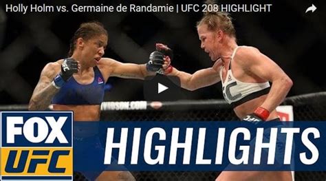 Holly Holm vs Germaine de Randamie Full Fight Video Highlights - MMANUTS