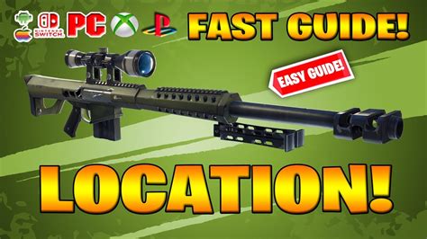 Where to find Heavy Sniper Location in Fortnite! (How to Get Heavy ...