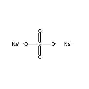 Structure Of Anhydrous Sodium Sulfate