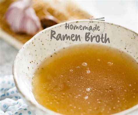 Homemade Ramen Broth Recipe - Rich Flavoured | Recipe | Ramen broth, Homemade ramen, Broth recipes