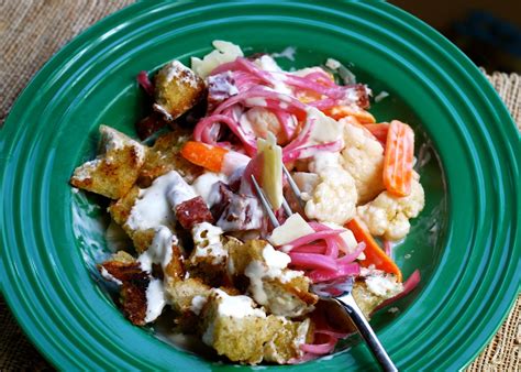 Cooking with Larue: Pickled Vegetable Salad with Anchovy Dressing