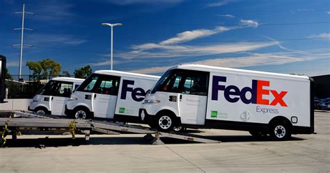 FedEx Takes Delivery Of The First Five Of Its New EV600 Vans