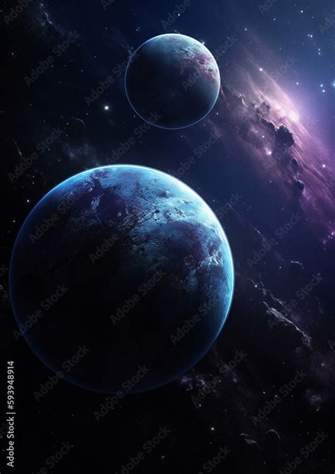 Space Wallpaper (AI generated) Stock Illustration | Adobe Stock