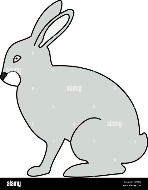 Easter Rabbit Icon Stock Vector Image & Art - Alamy