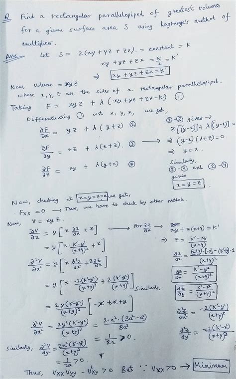 calculus - Rectangular parallelepiped of greatest volume for a given surface area S ...