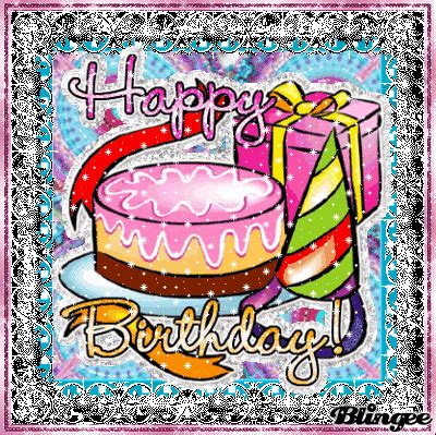 Glitter Happy Birthday Cake & Gift Gif Pictures, Photos, and Images for Facebook, Tumblr ...