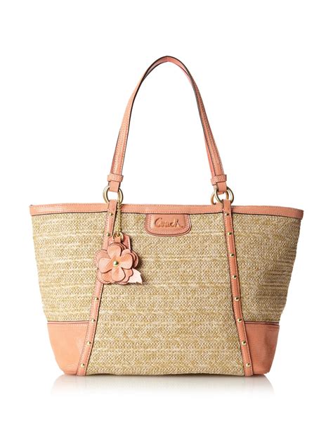 Coach Women | Straw tote, Bags, Straw handbags