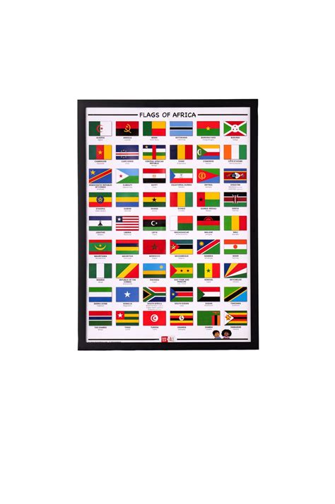 Flags of Africa A1 Poster - Lex and Ace