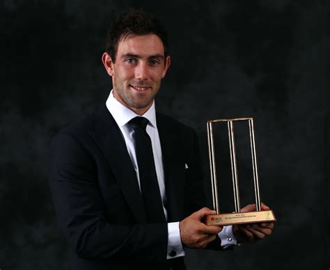 Glenn Maxwell with Australia's ODI Player of the Year Award ...